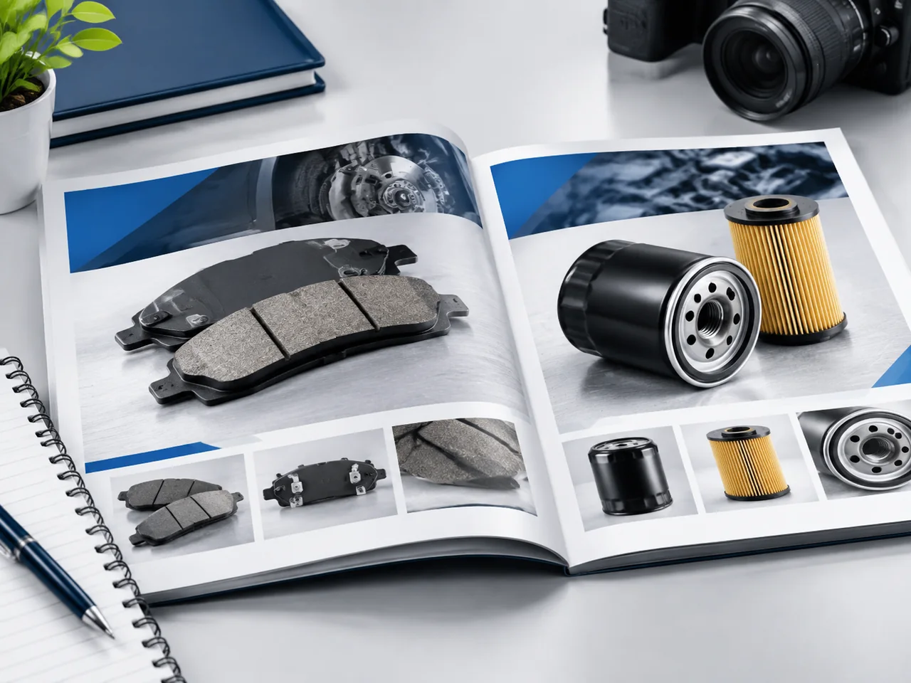 Auto-parts content production scene